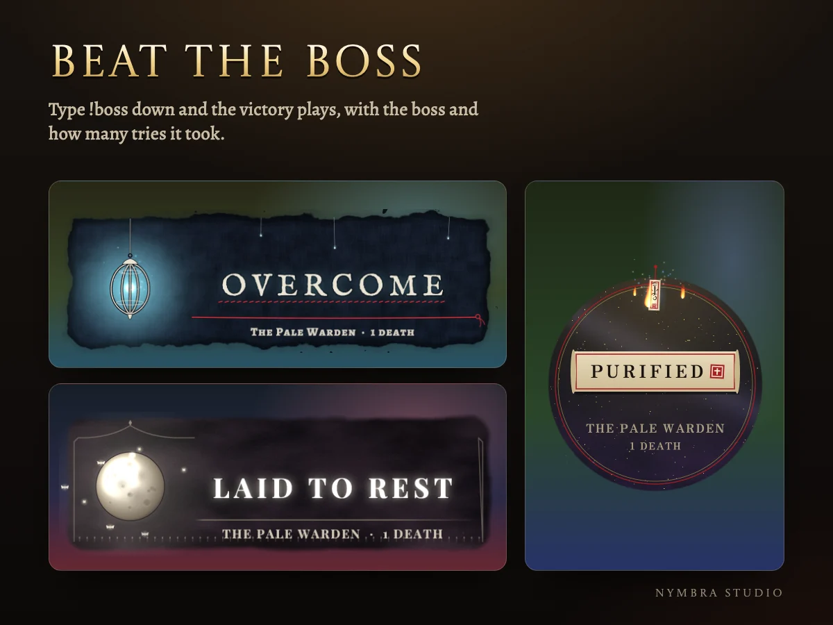 Beat the boss and the victory plays